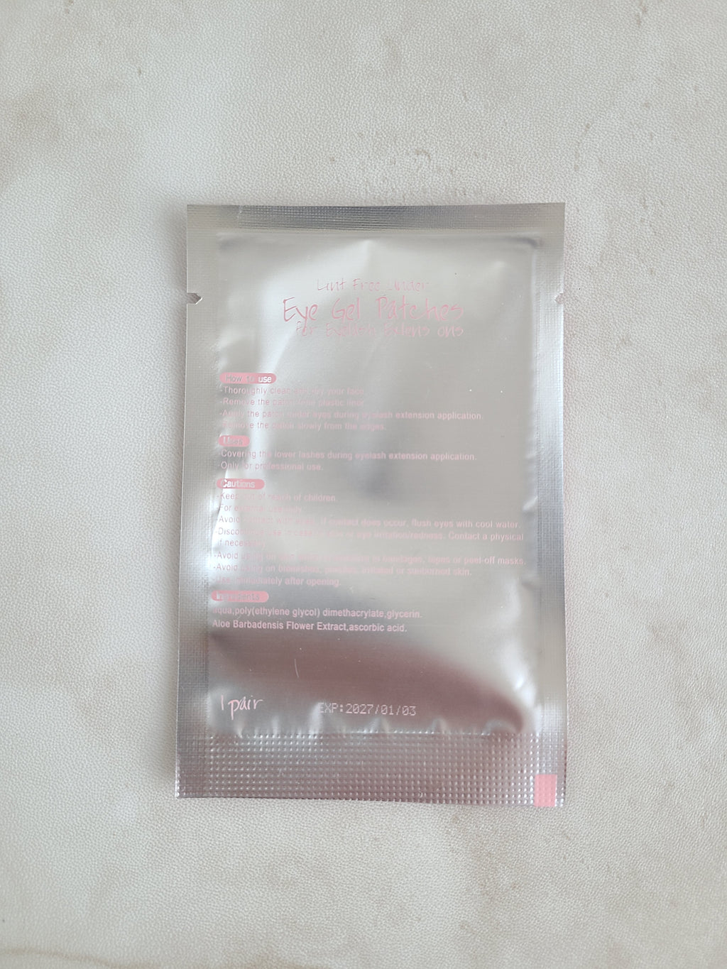 Foam Eye Patches for Eyelash Extensions