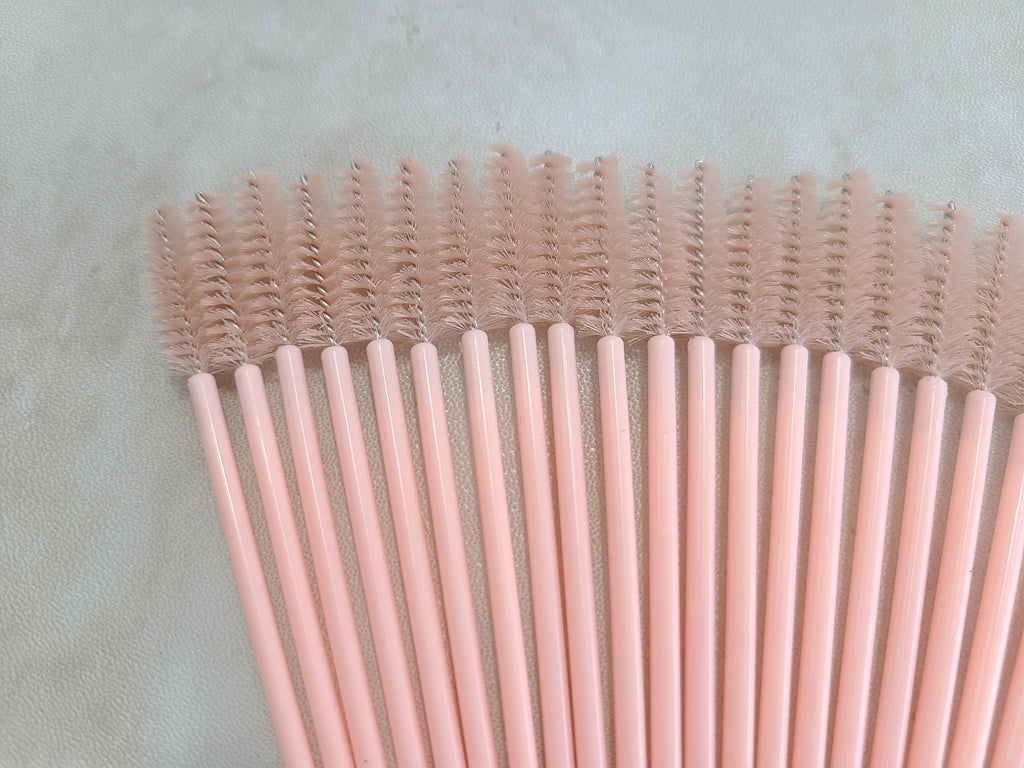 Eyelash Brush Mascara Wand Neutral Color Blush Pink