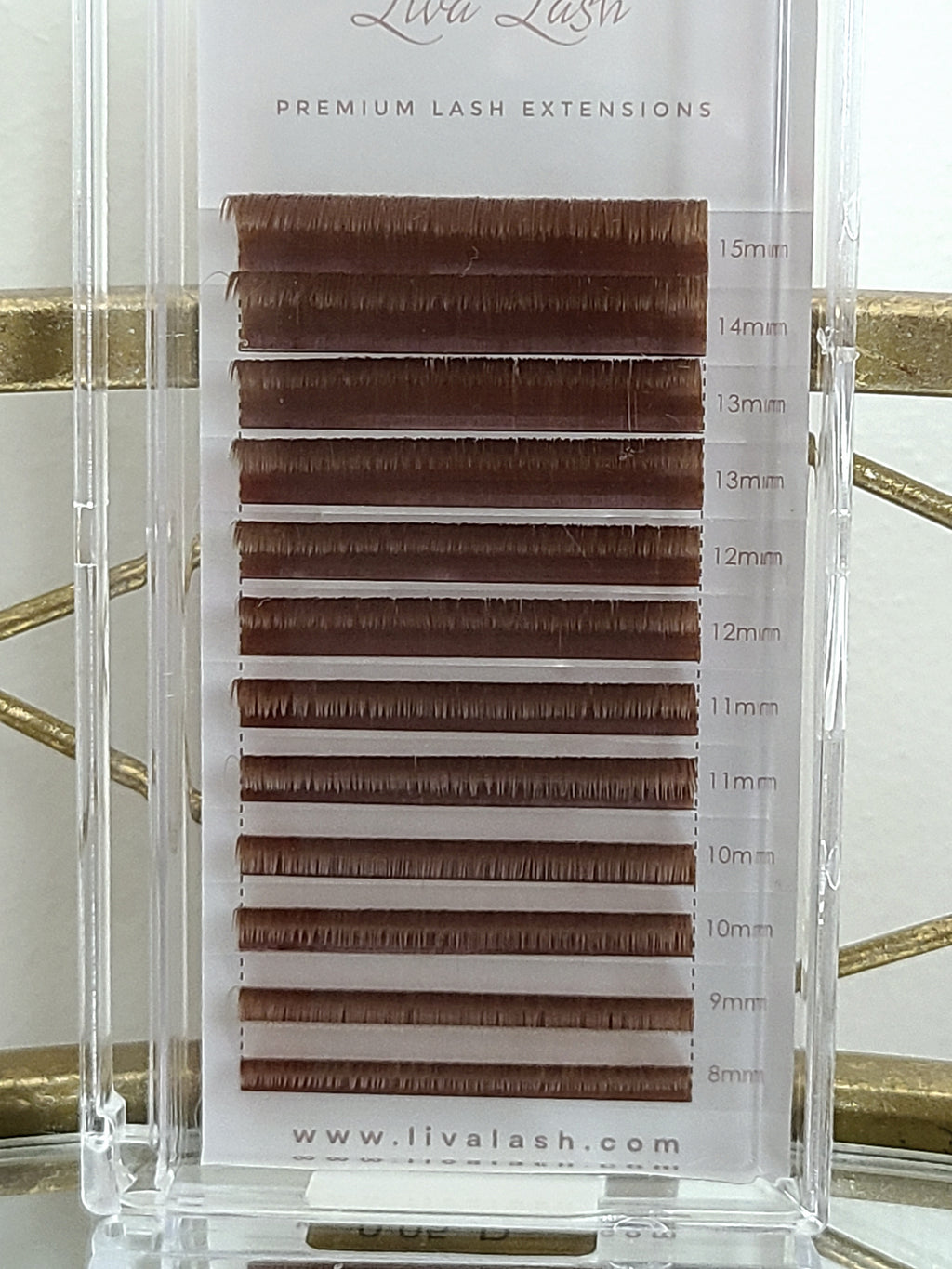 Brown Volume Eyelash Extensions