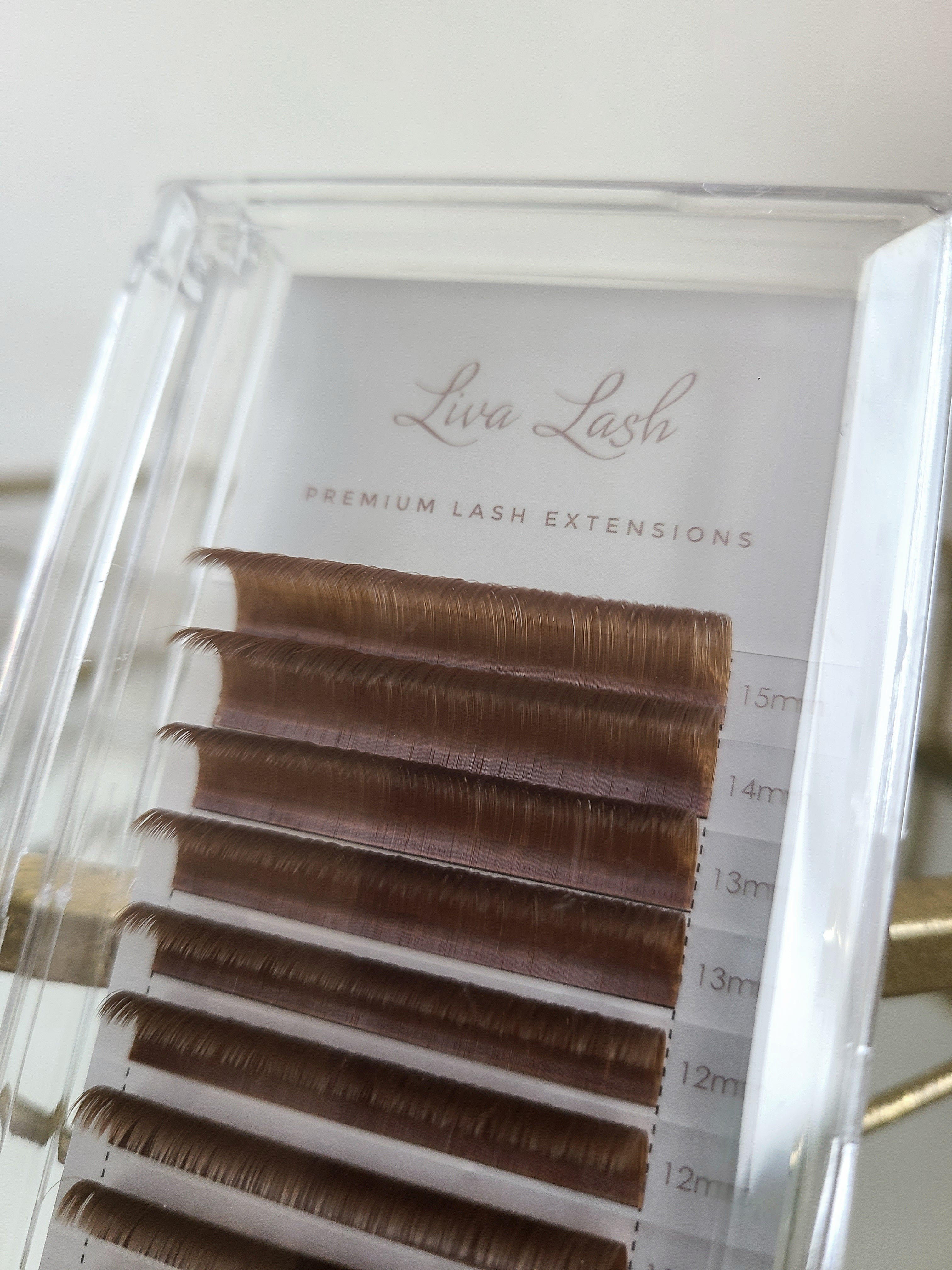 Brown Volume Eyelash Extensions