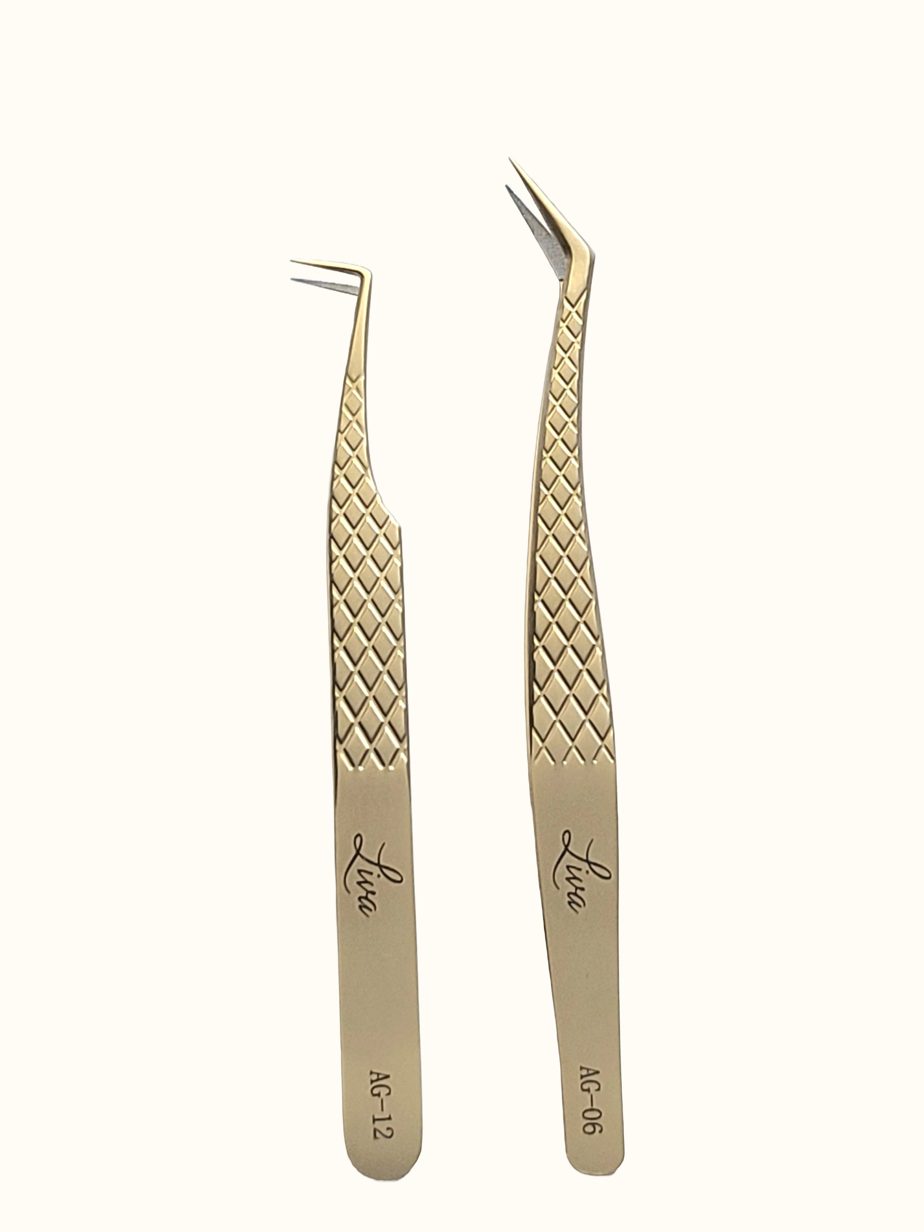 Eyelash extensions tweezers fiber tip 1 pair