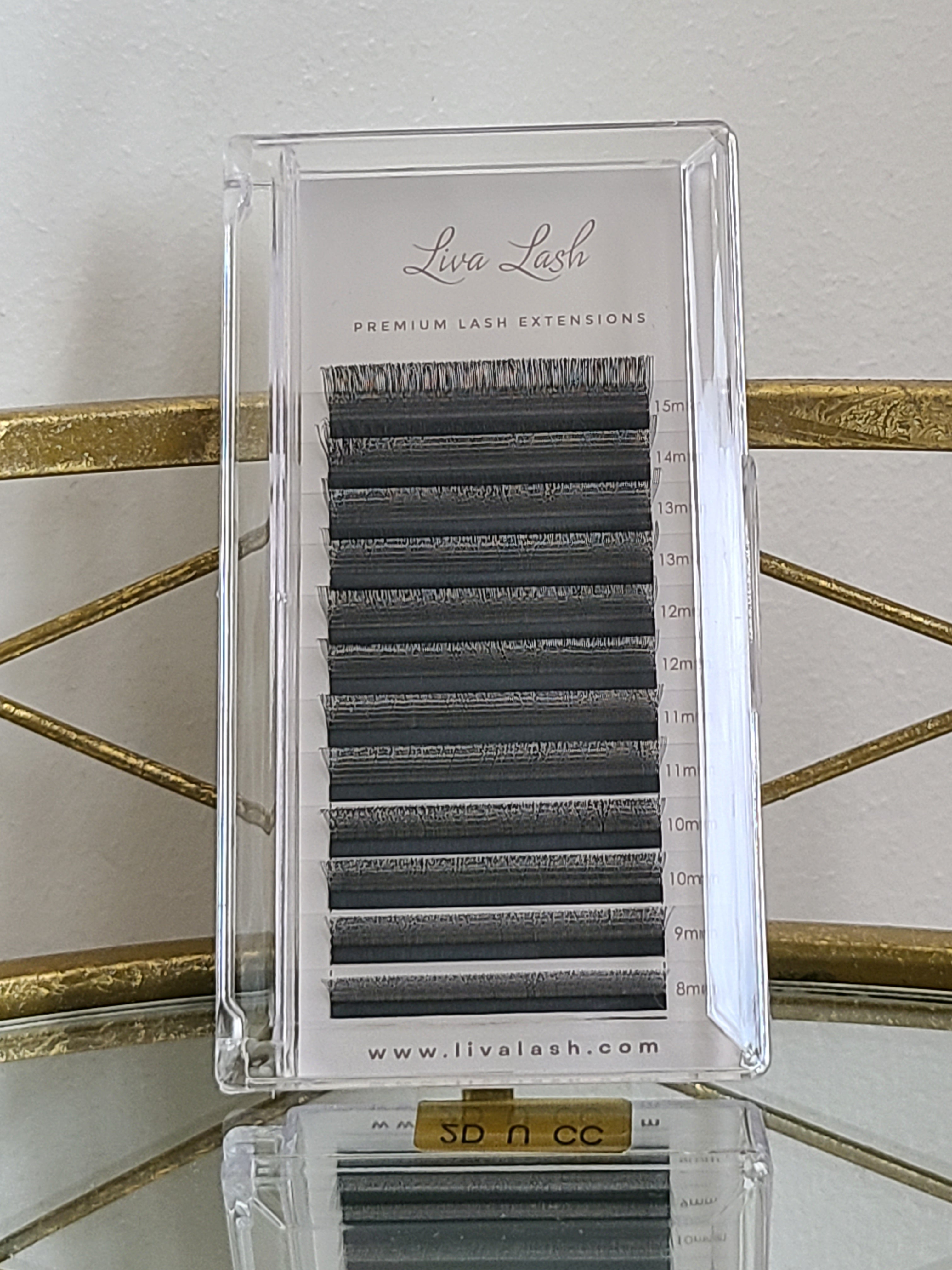 YY Eyelash Extensions U shaped, 7 trays CC curl